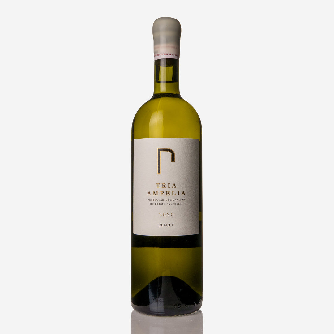 Oeno P Santorini Assyrtiko 'Tria Ampelia' 2020